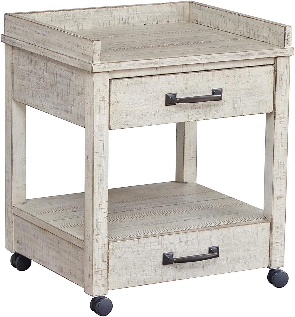 Whitewash Printer Stand G550680