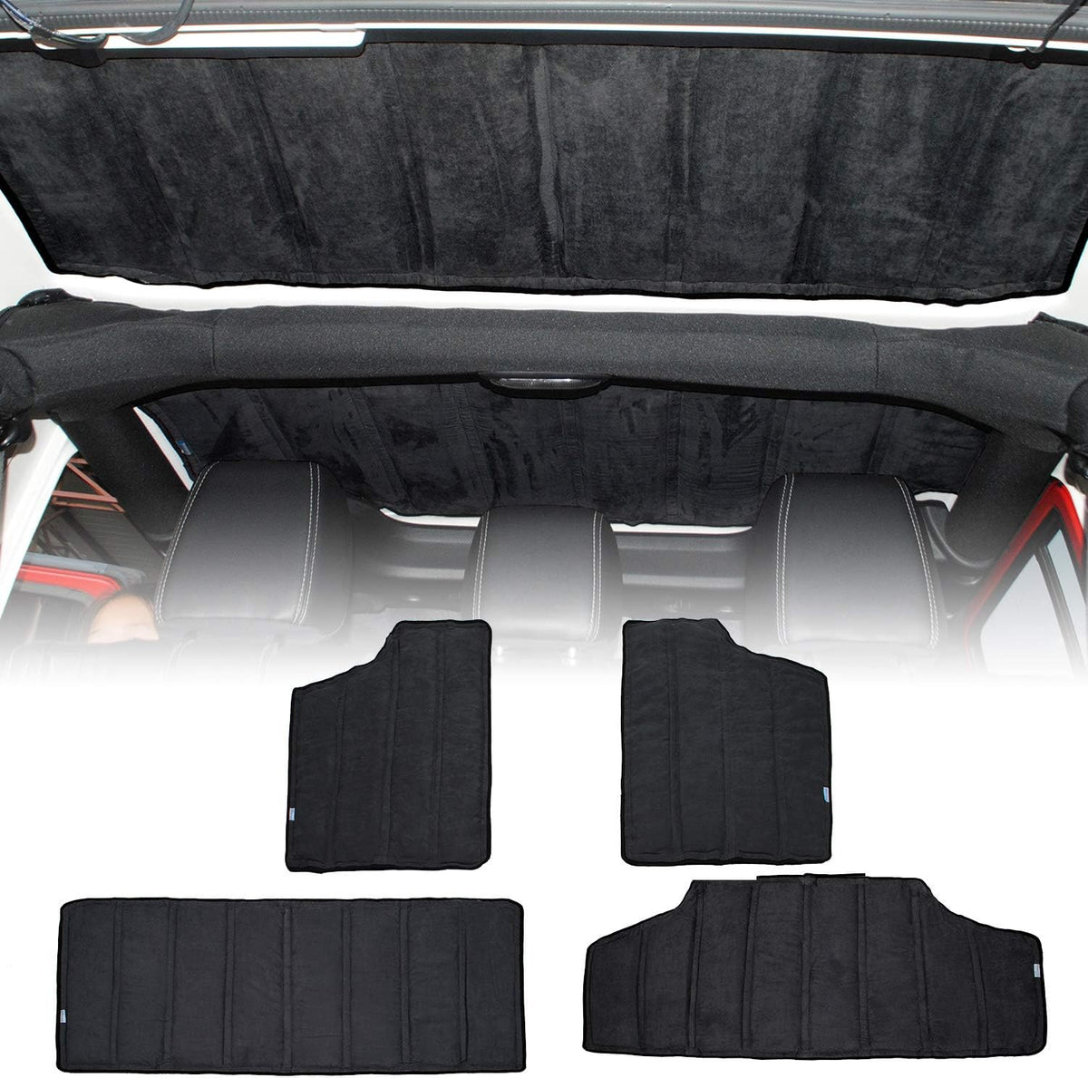 Jeep Wrangler JK 4 Door Heat Insulation Cotton Kit E188624