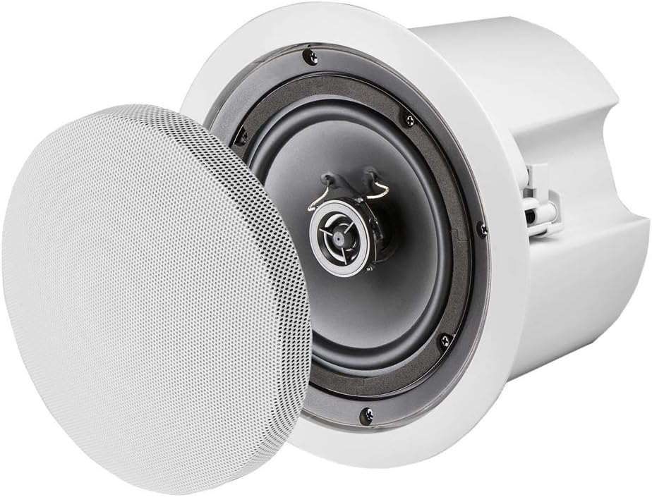 6.5 Ceiling Speaker with Backcan 100W 70V Tap Q1341