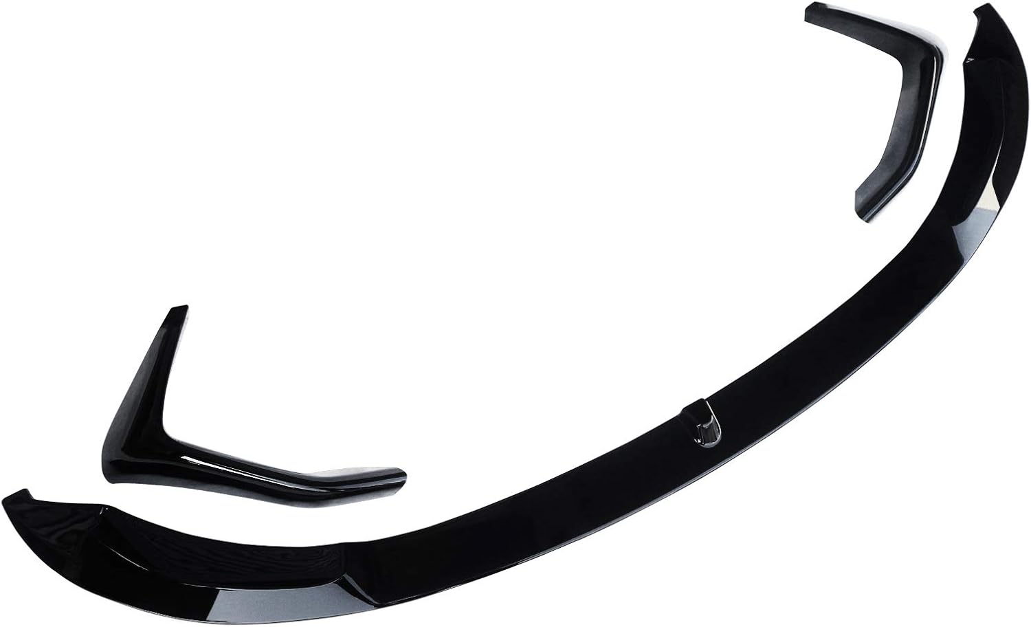 ABS Gloss Black Front Bumper Spoiler Splitter Q70176