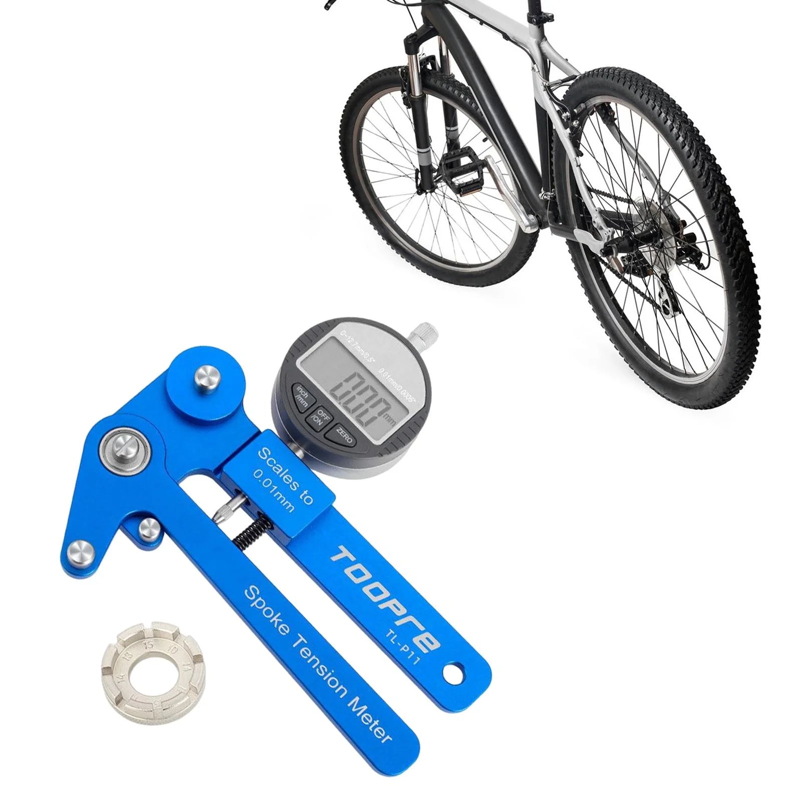 Wheel Spoke Tension Meter Cycling Tool E7185