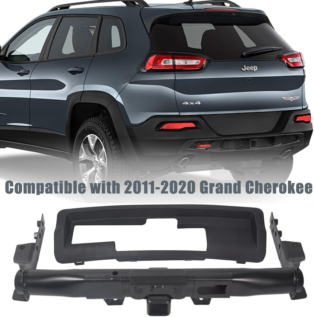 2 Packs Black Trailer Hitch Receiver and Bezel Set Z32021