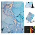 Blue Marble PU Leather Flip Case with Card Holder F94405