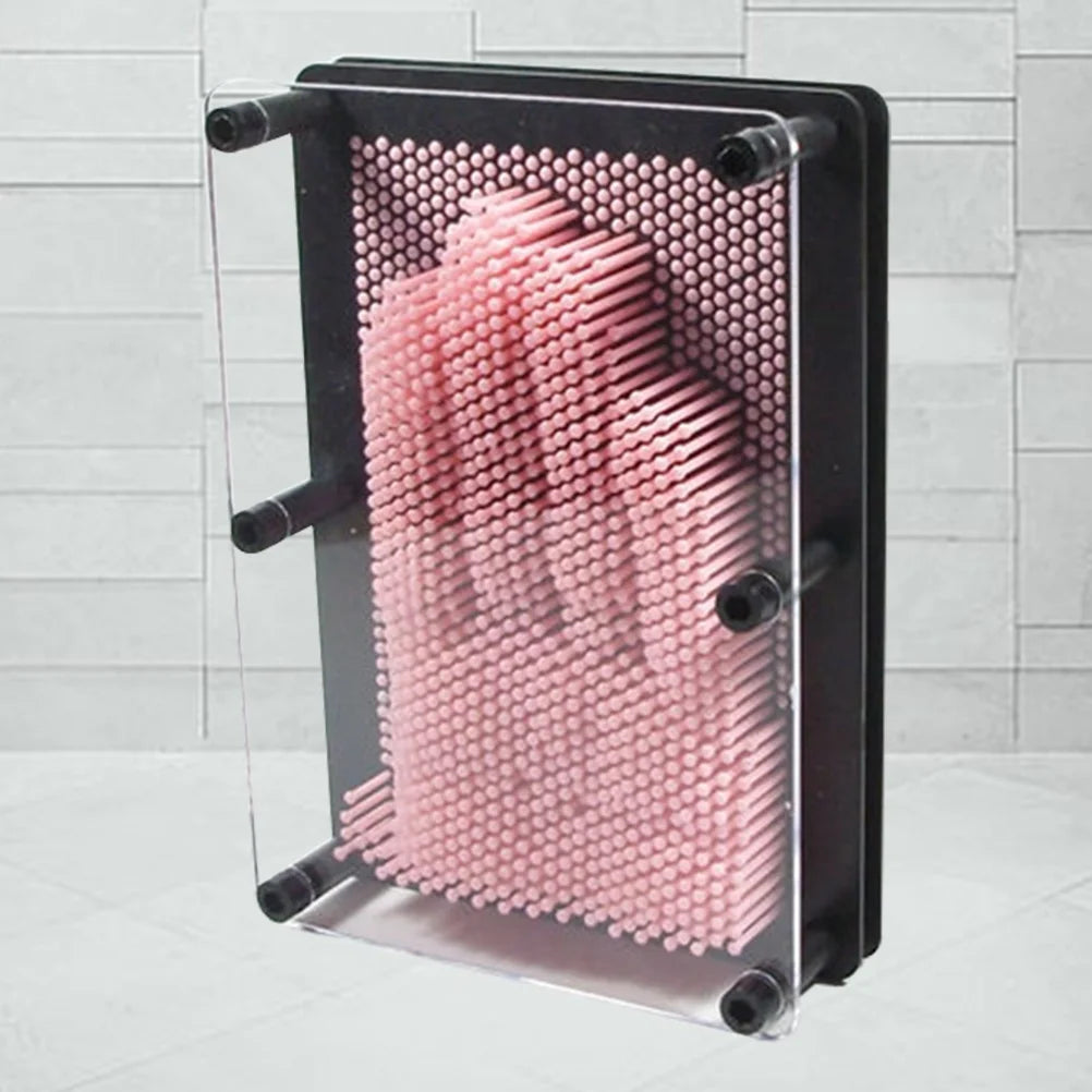 Medium Size Pink 3-Dimensional Pin Art Board Toy E138
