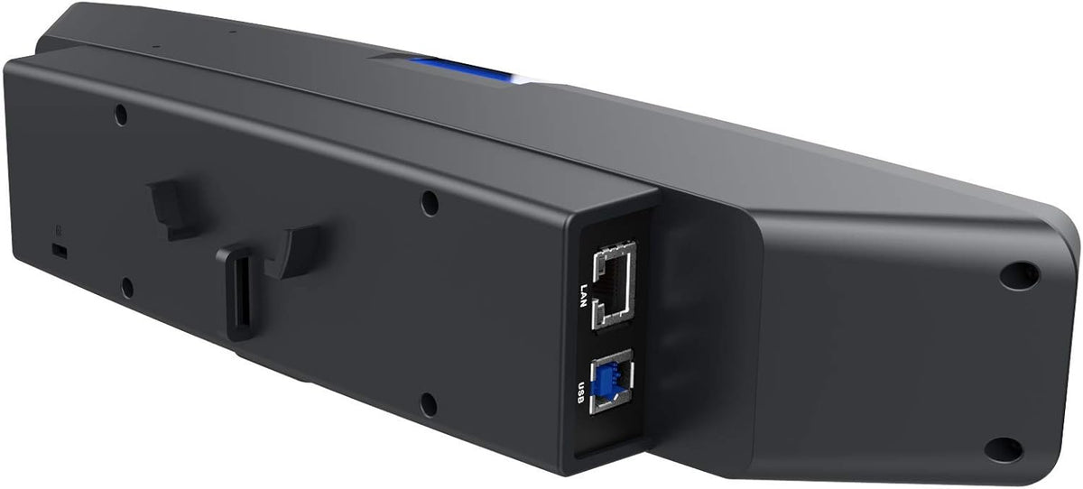 4K Videobar with Built-in Adjustable Fill Light, Microphone and Speakers, Dual FOV, Mountable Webcam H291