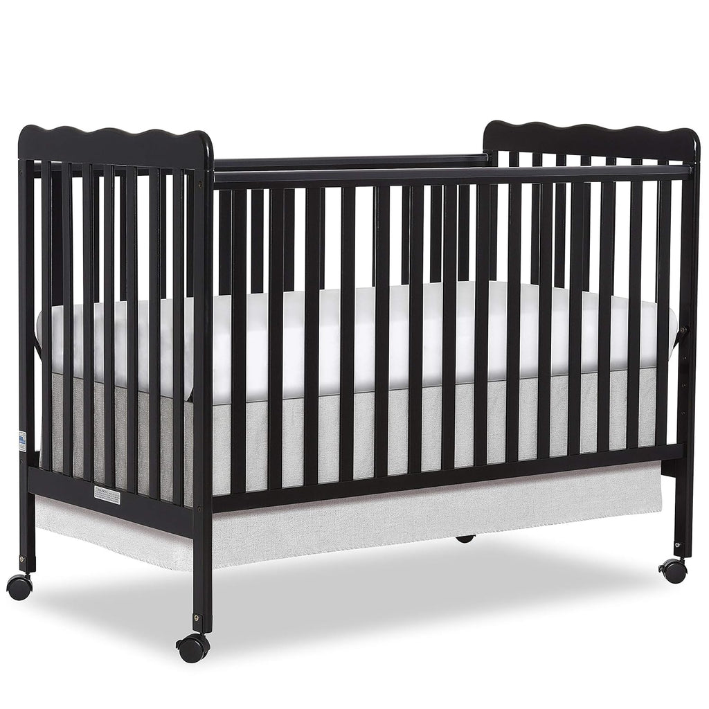 2-in-1 Convertible Crib in Natural, Full, 54x31x40 Inch E88848