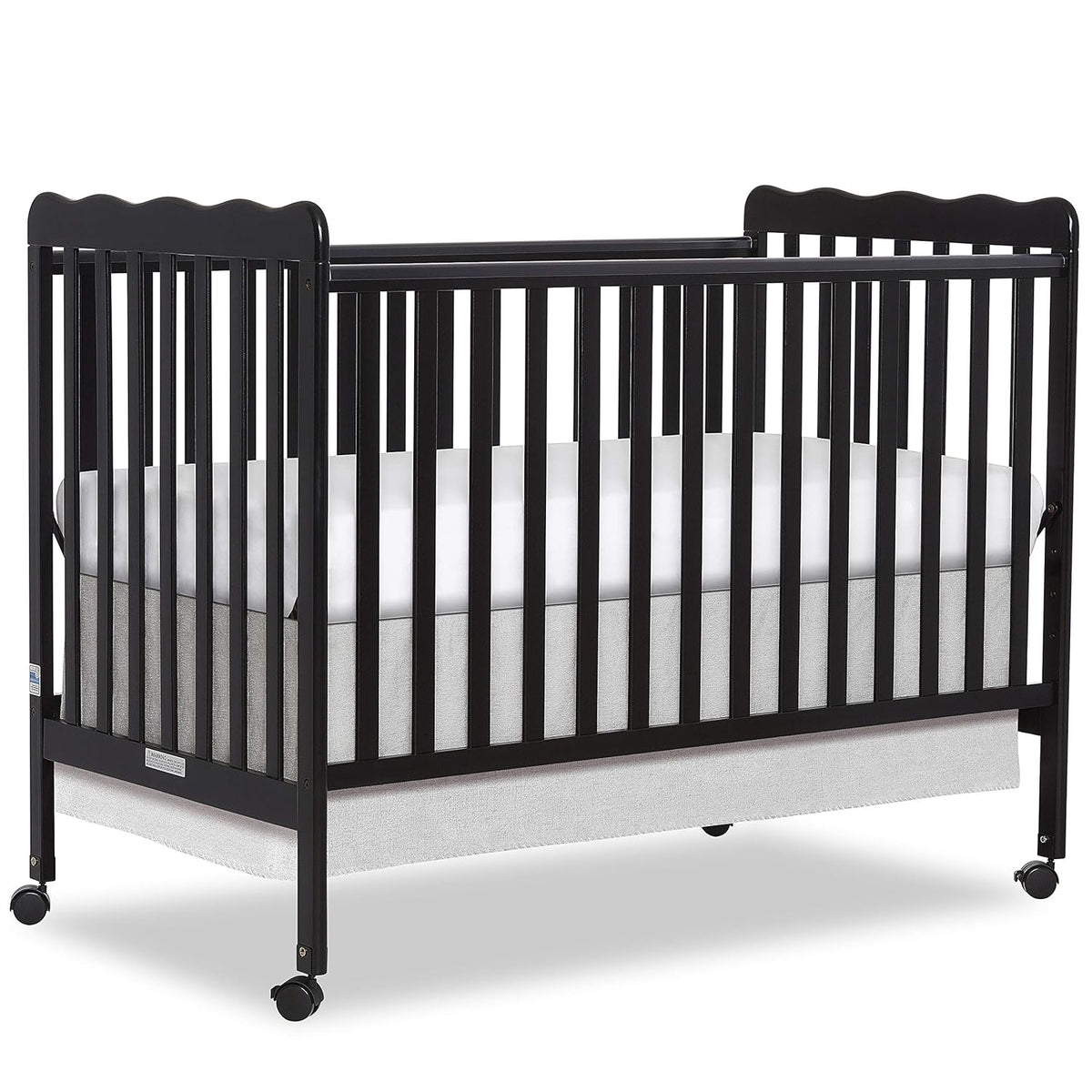 2-in-1 Convertible Crib in Natural, Full, 54x31x40 Inch E88848