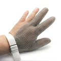 Stainless Steel Protective Mesh Glove - 3 Finger Reversible - Size Medium J445270
