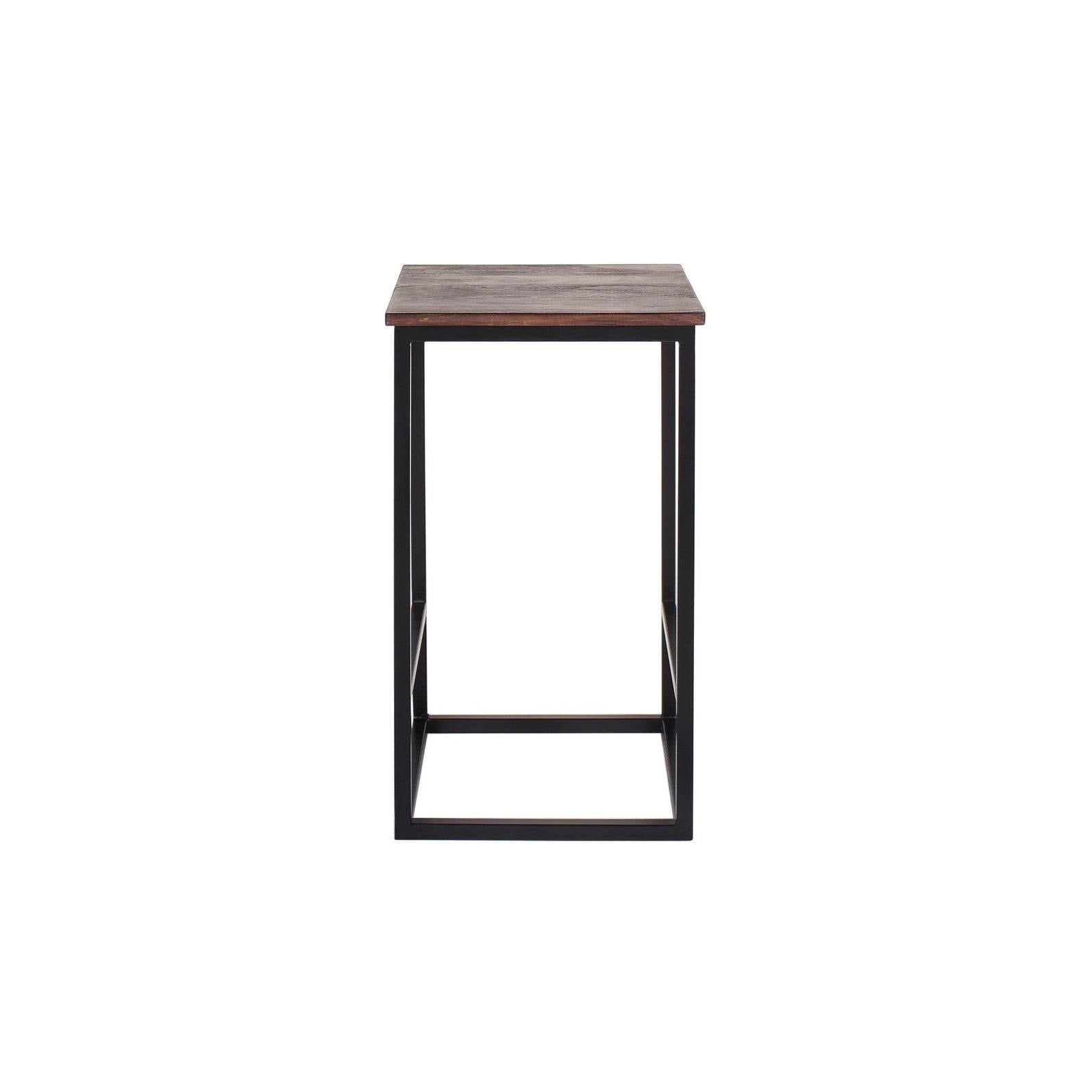 Brown Iron Rosewood Counter Stool O37259