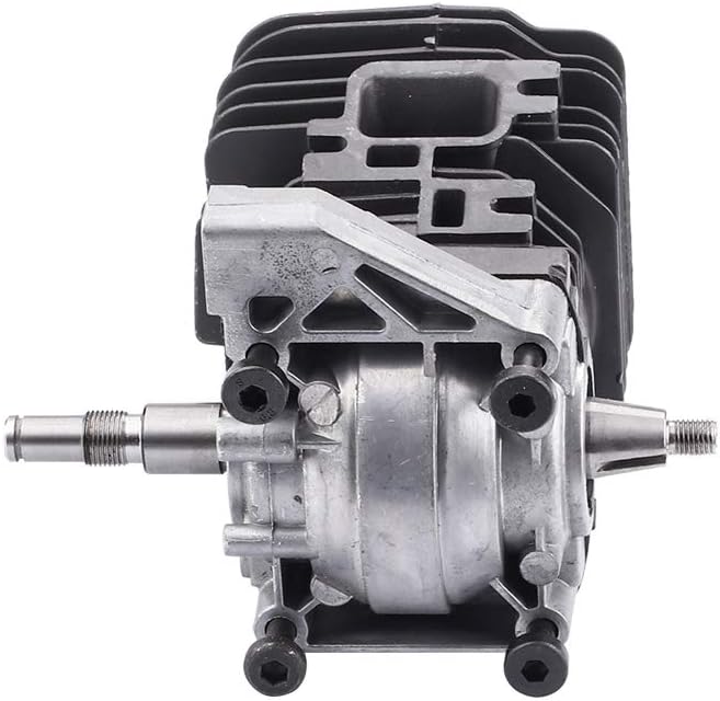 46MM Cylinder Piston Assembly with Spark Plug for Gas Chainsaw Pack of 2 O4527