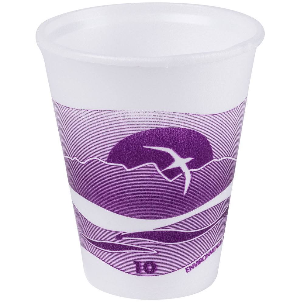 10 oz. Horizon Plum Foam Cup E925887
