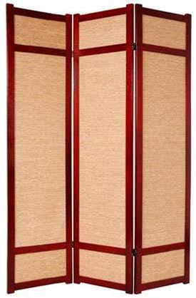 4 Panel Jute Shoji Screen Q259925