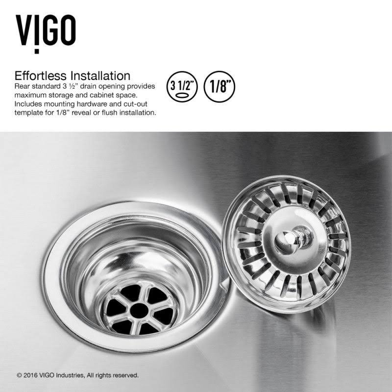 32x22 Undermount Stainless Steel Kitchen Sink and Chrome Faucet Set N31963