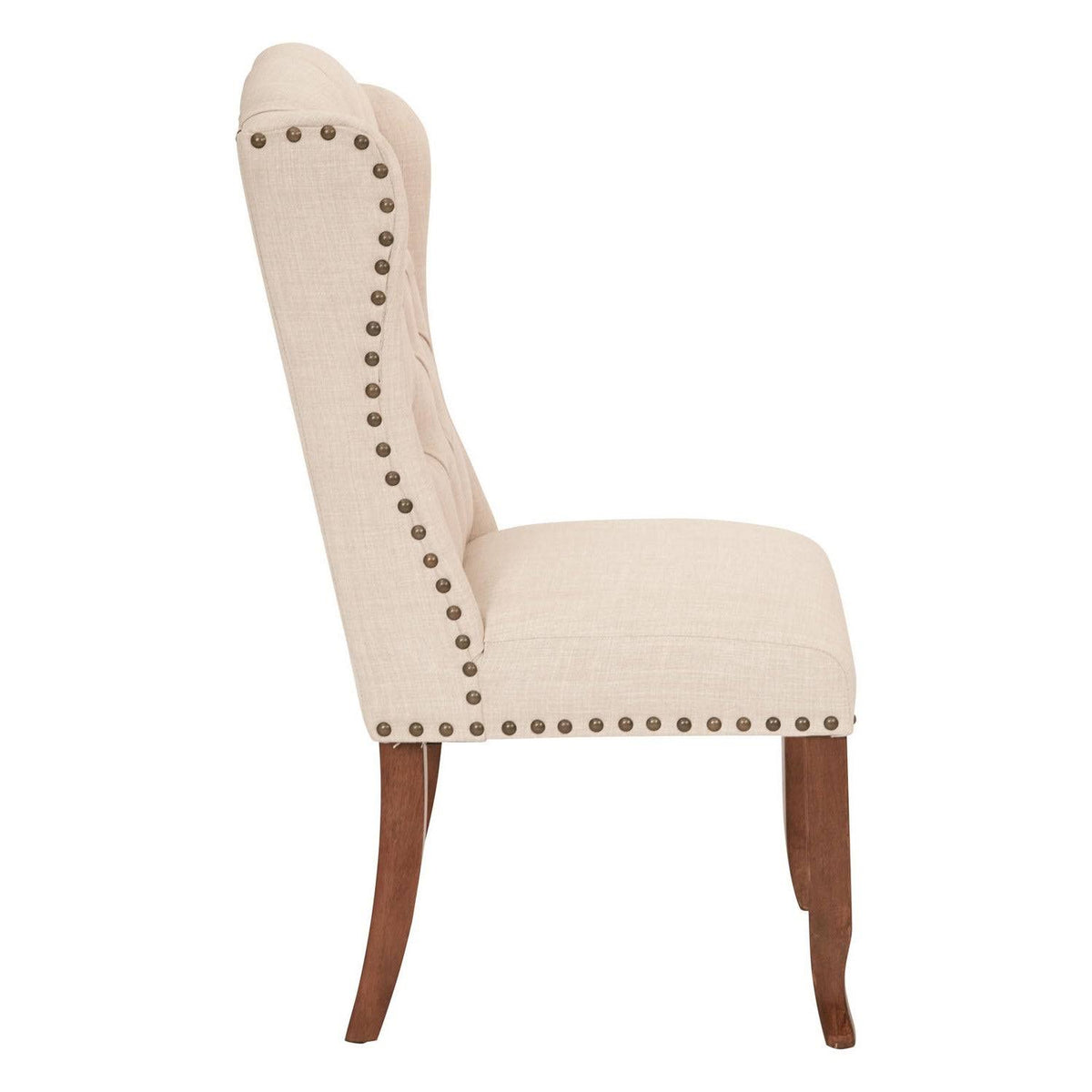 Navy Tufted Wing Dining Chair O79155