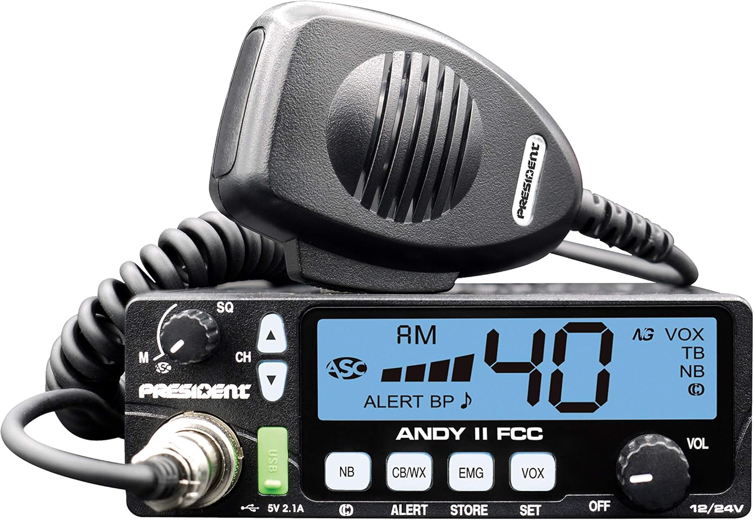 CB Radio with Weather Channel and USB Port H137