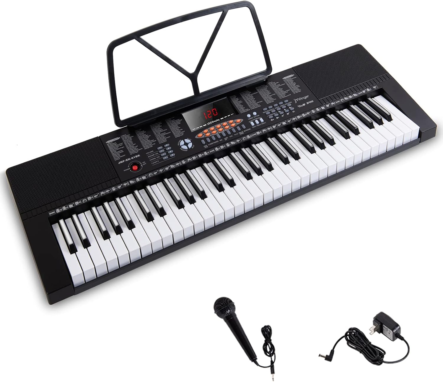 Pink 61 Electronic Digital Piano Keyboard O256