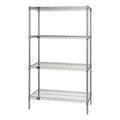 Chrome Wire Shelving Unit V3474
