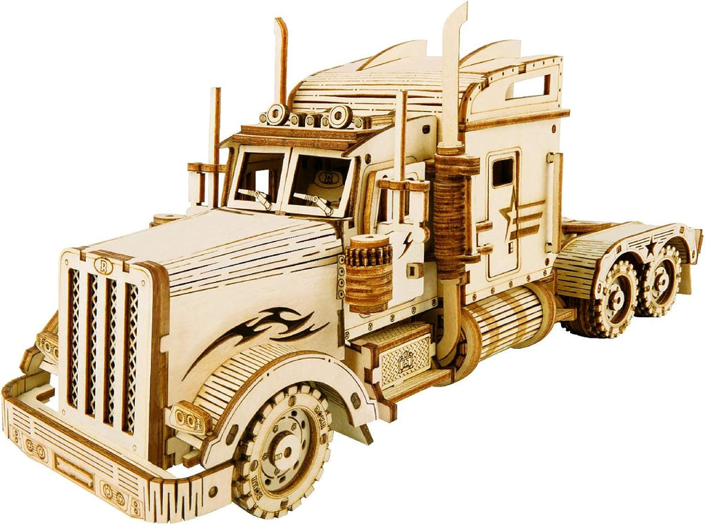 1:18 Scale Wooden 3D Puzzle Car Model Kit W225451