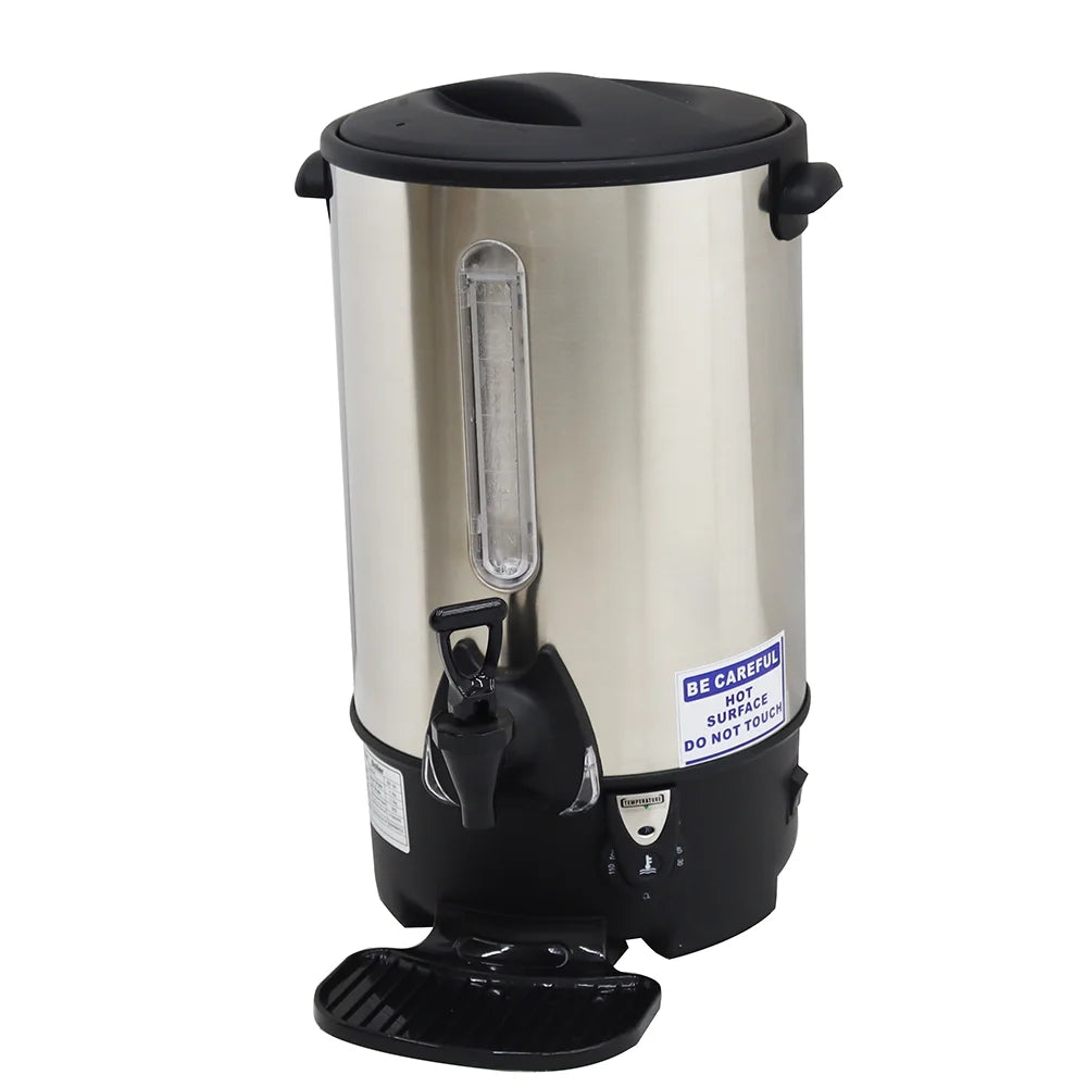 9.7L Stainless Steel Hot Coffee Dispenser Water Boiler Kettle M335621