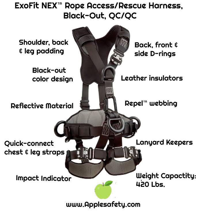 Black-Out Rope/Rescue Harness - Large F929