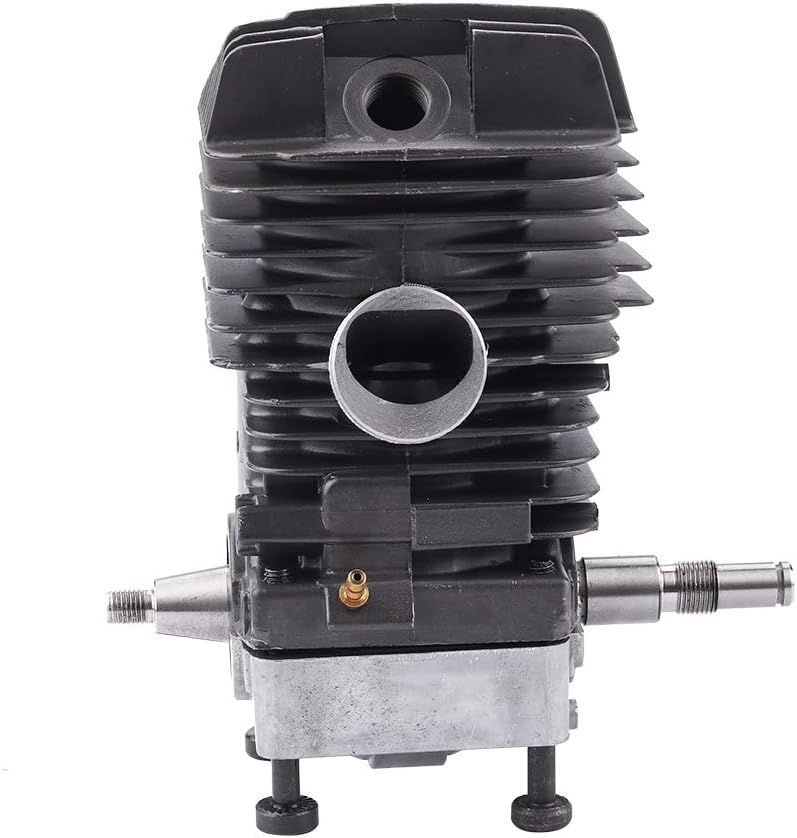 46MM Cylinder Piston Assembly with Spark Plug for Gas Chainsaw Pack of 2 O4527