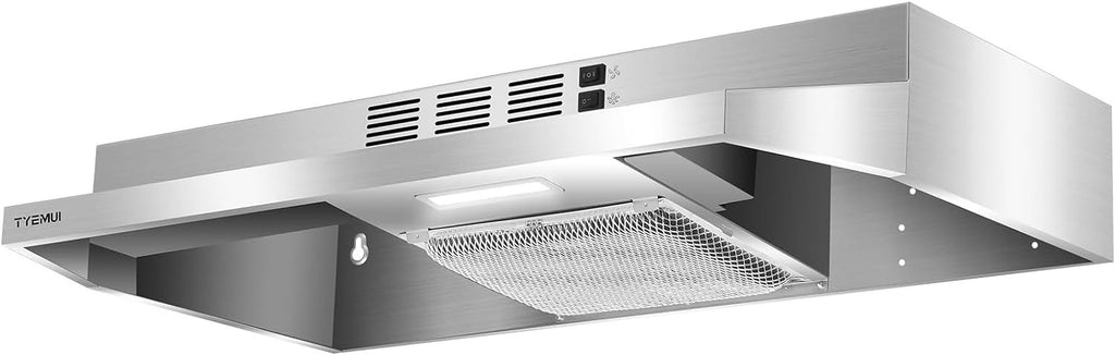 Stainless Steel Under Cabinet Ductless Range Hood, 300 CFM C5160