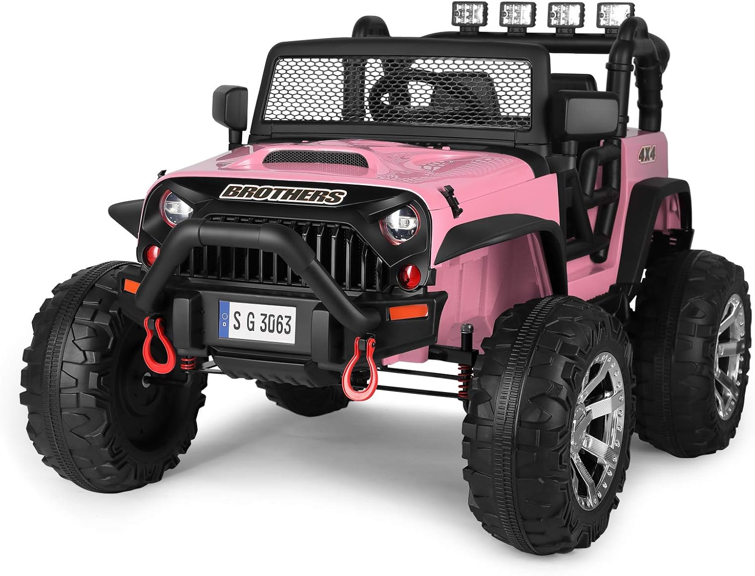 Pink Kids Ride On Electric Car with Remote Control X60145