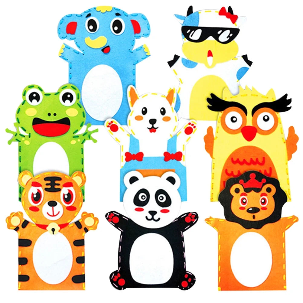 8PCS DIY Doll Making Kit Fabric Weaving Educational Toys O20810
