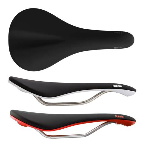 Black Fabric Scoop Saddle 142 mm S3841