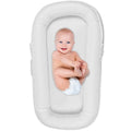 White Portable Baby Lounger with Canopy P497156