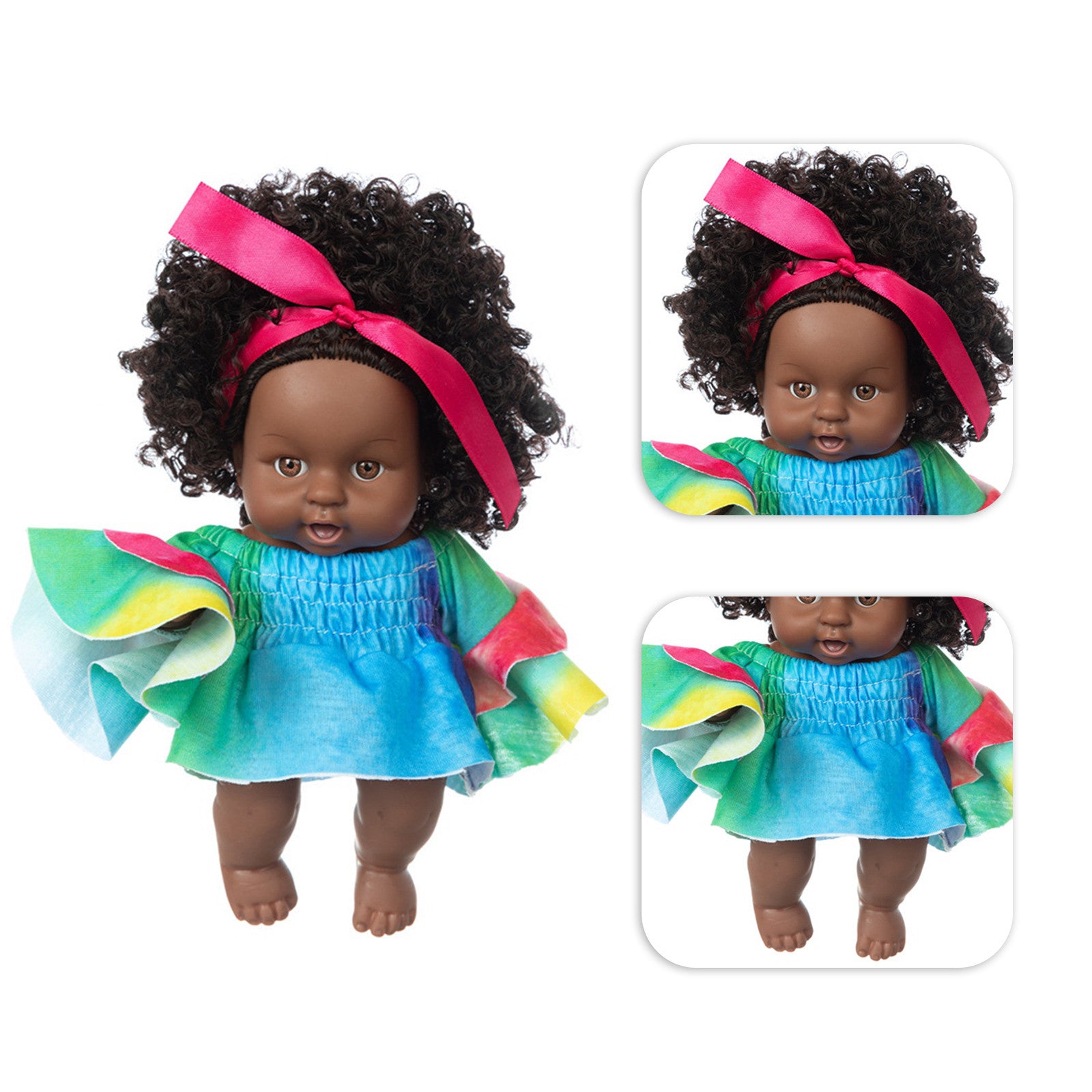 8 Inch Black Baby Dolls With Clothes Q724849