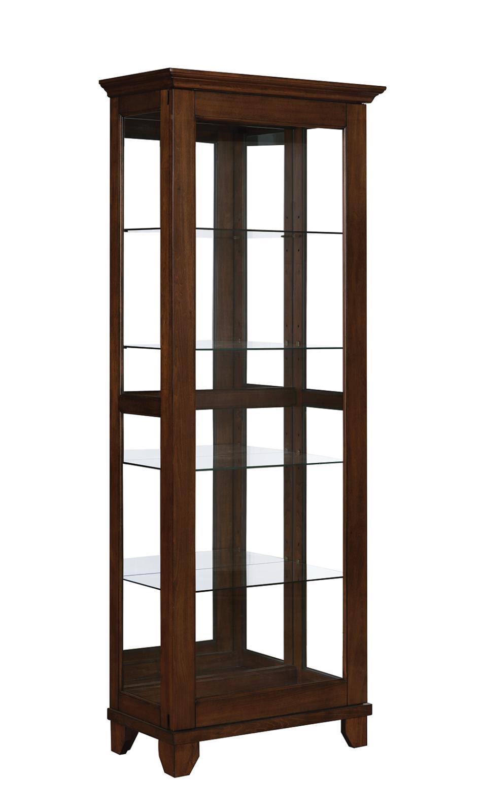 Warm Brown Curio Cabinet W31376